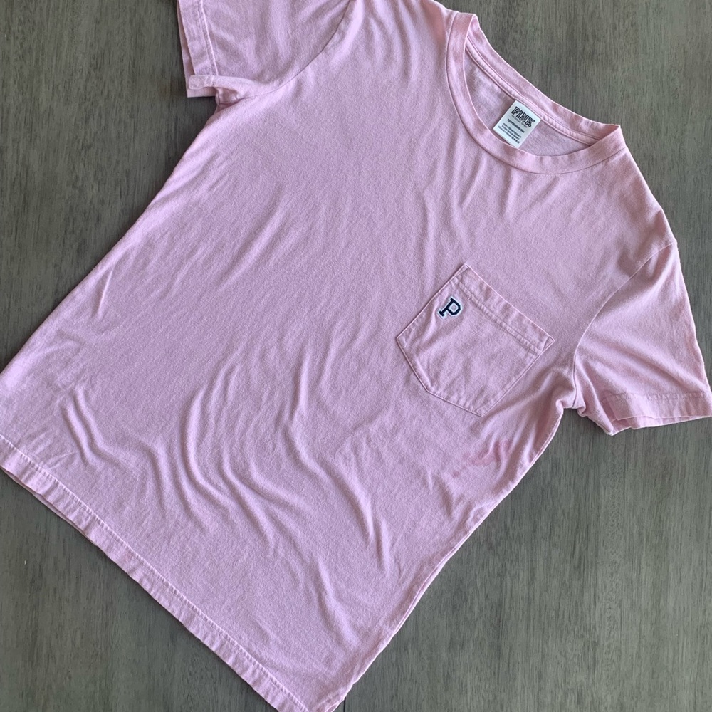 Pink VS Pocket T-Shirt Size XS